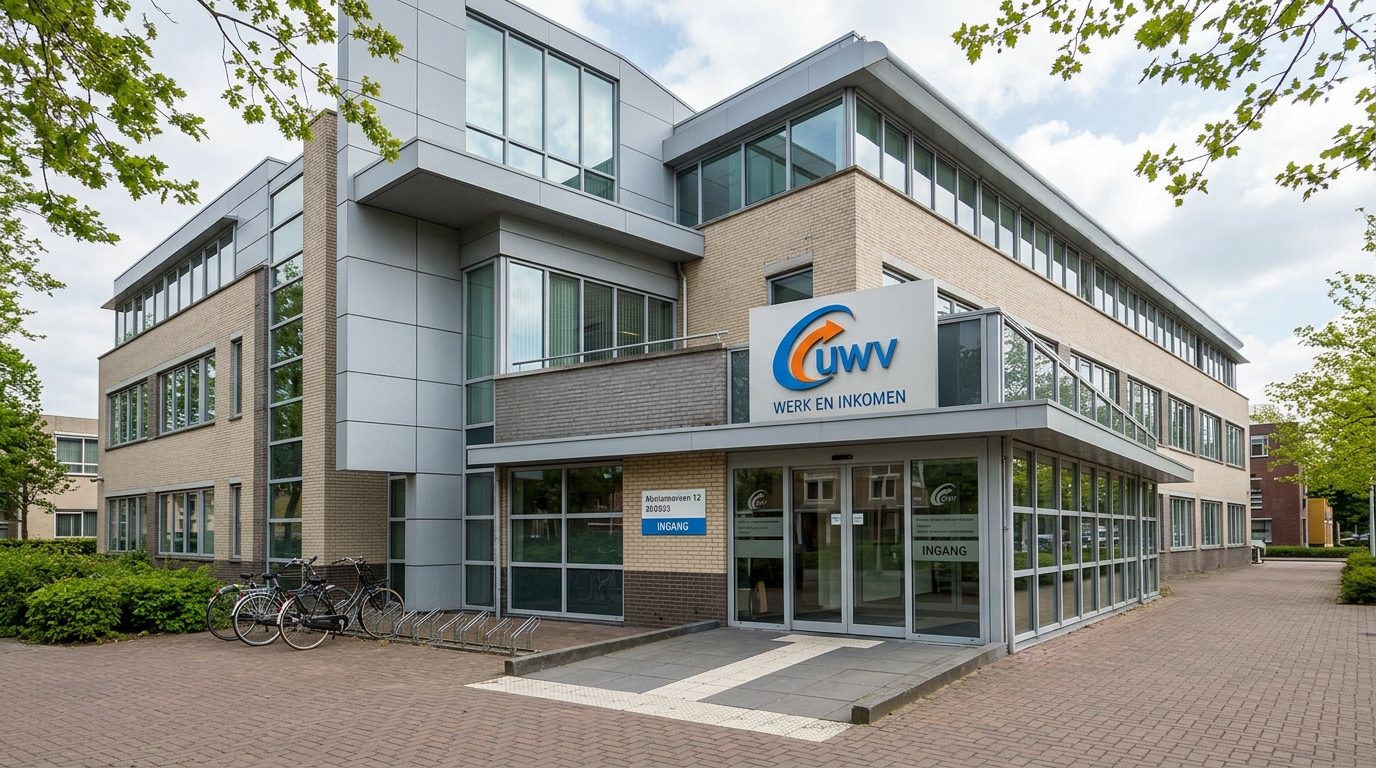 UWV kantoor ingang nederlandse stad wajong aanvraag procedure